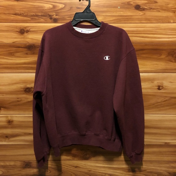 Champion Other - Champion crewneck men’s large burgundy